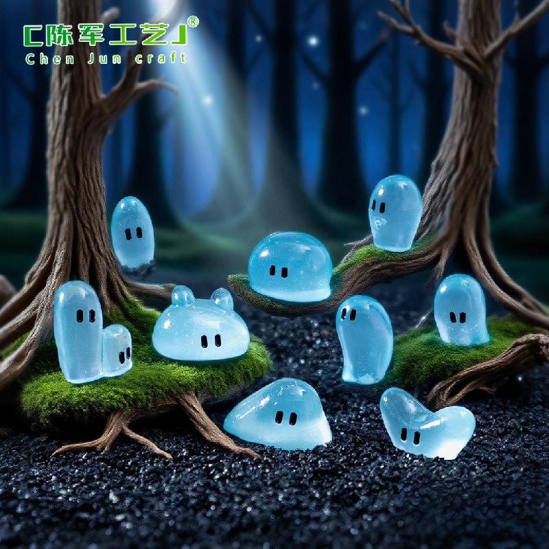 跨境新品微景观创意半透明露珠精灵萌粒 DIY装饰品配件桌面小摆件