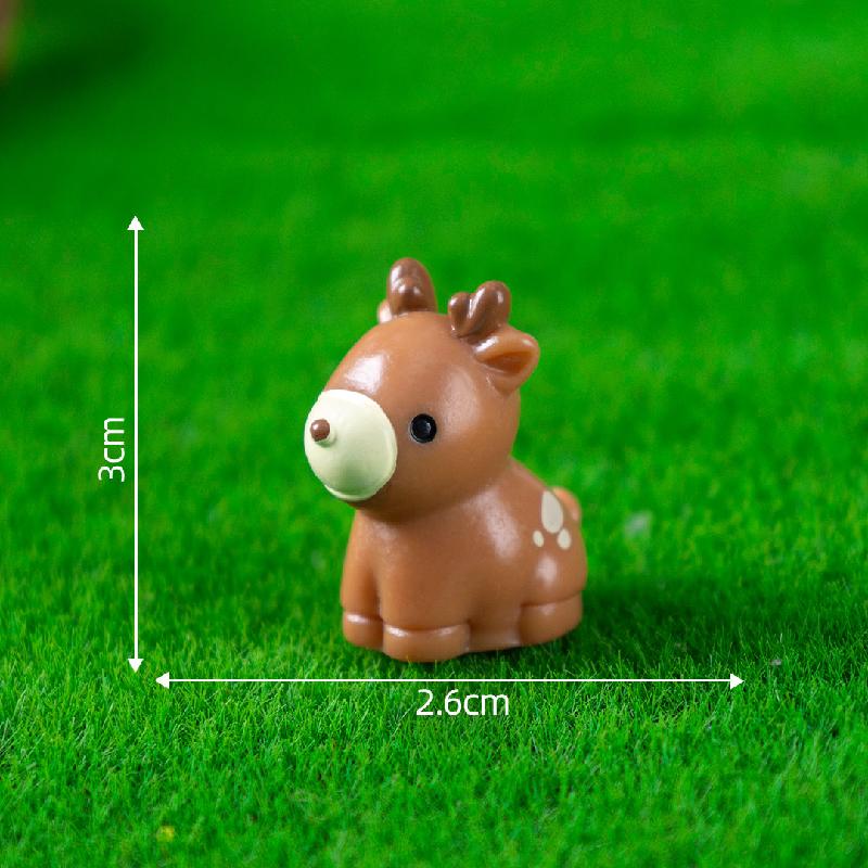 Tiểu cảnh động vật rừng: cú, búp bê DIY, phụ kiện treo bàn tiểu cảnh mini (ZC-495)