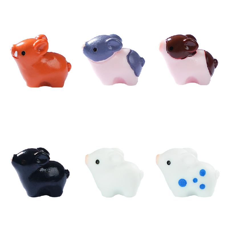 Heo con dễ thương – Mô hình tiểu cảnh mini trang trí sân vườn, bàn làm việc (M-1375)