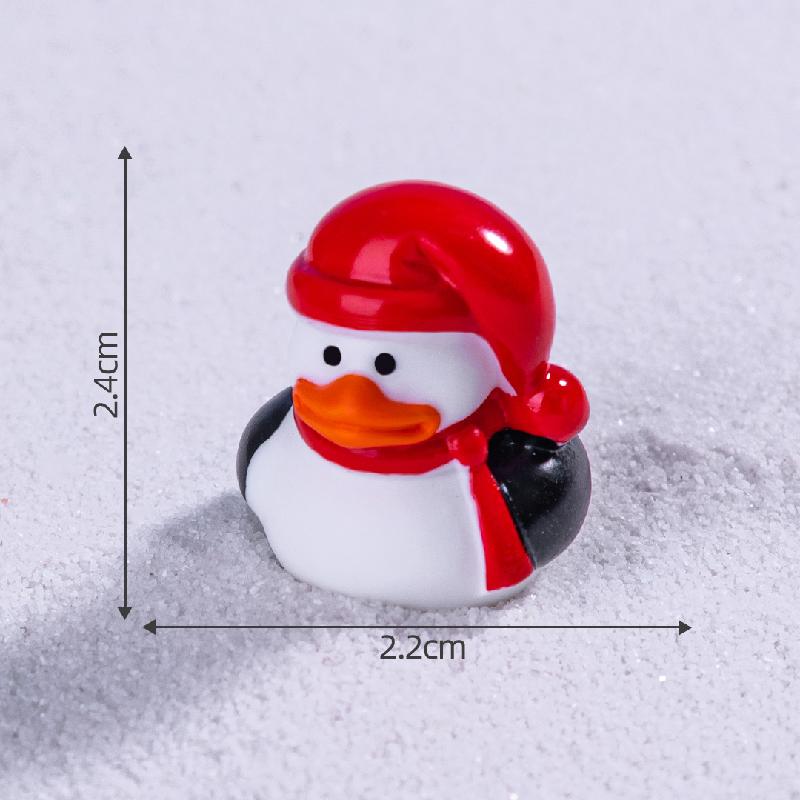 Số 3 vịt Noel mũ đỏ