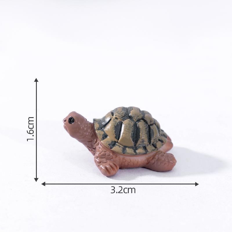 微景观创意仿真海龟小乌龟海洋动物 鱼缸造景DIY装饰品配件小摆件