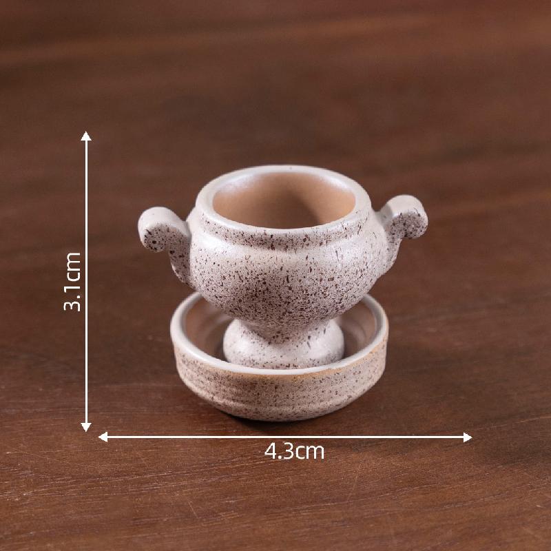 微景观创意仿真砂锅碗模型娃屋食玩 DIY装饰品配件迷你桌面小摆件