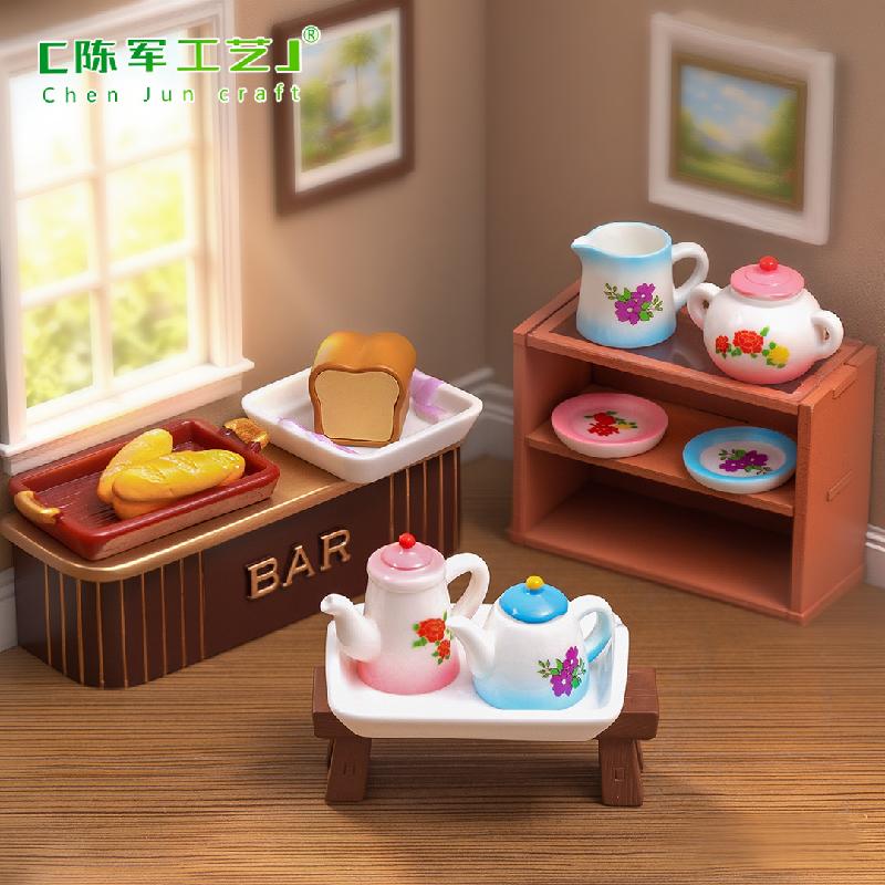 Khay trà gỗ đỏ nơ bướm mini (PK-723)