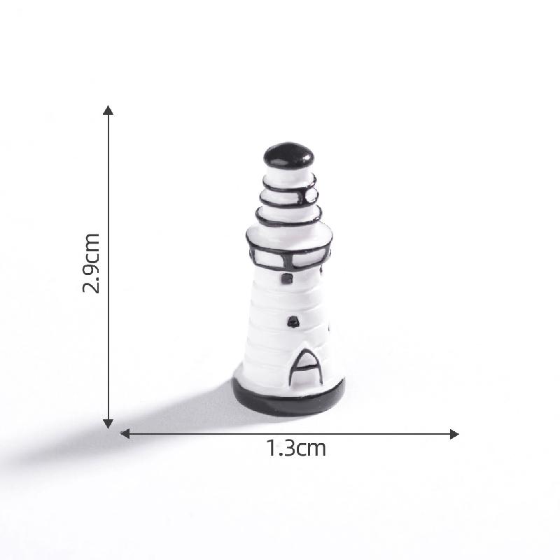 微景观创意地中海岛灯塔沙滩造景 DIY生态瓶装饰品配件迷你小摆件