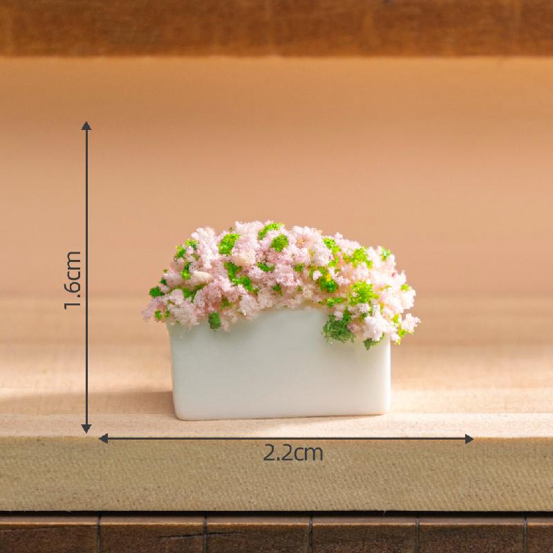 Tiểu cảnh cây cảnh mini giả, lọ sinh thái DIY, phụ kiện treo bàn tiểu cảnh mini (ZC-497)