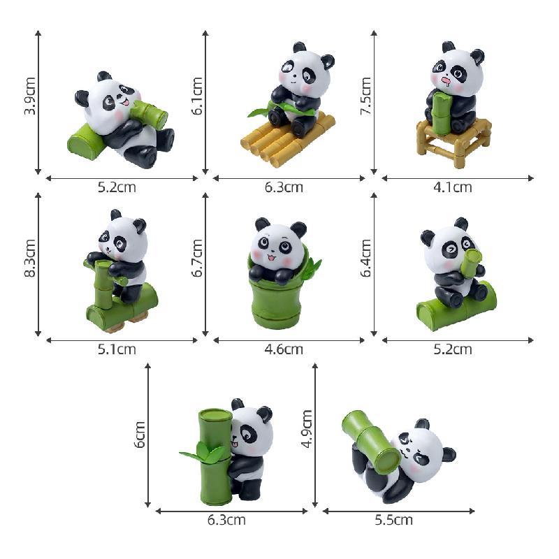 Gấu Trúc Dễ Thương Mini Trang Trí (PK-96)