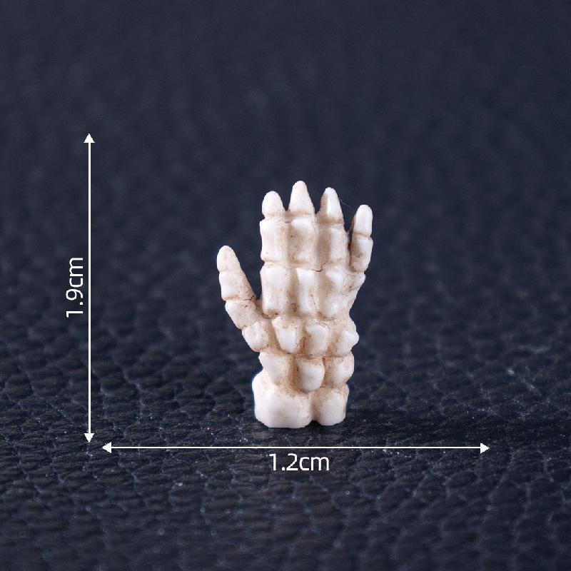 跨境外贸微景观创意骷髅情侣万圣节造景 DIY装饰品配件迷你小摆件