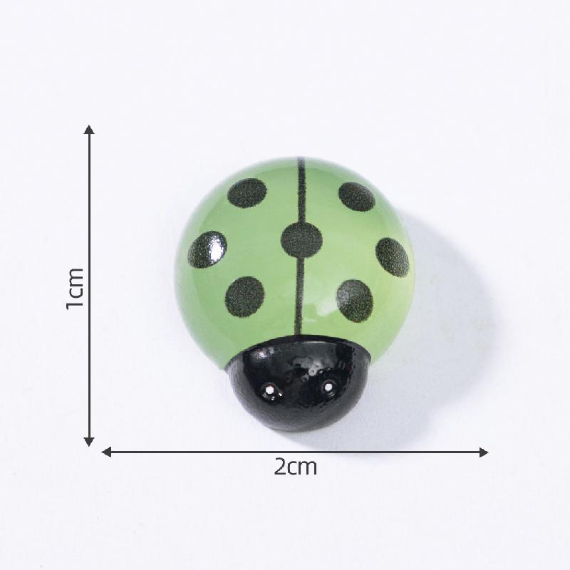 Tiểu cảnh bọ cánh cam phát sáng, sân vườn DIY, phụ kiện bàn tiểu cảnh mini đáng yêu (ZC-496)