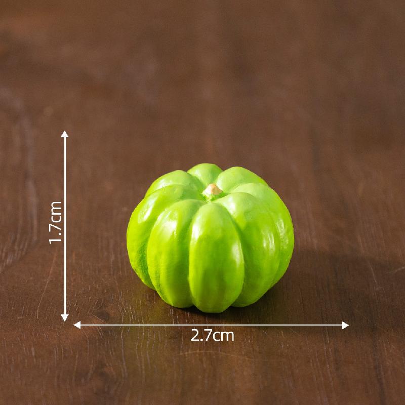 微景观创意仿真南瓜青椒小蔬菜食玩 diy装饰品发夹配件迷你小摆件