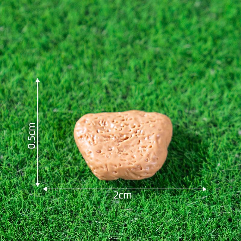 跨境新品微景观树桩屋木椅砖片庭院造景 DIY装饰品配件迷你小摆件