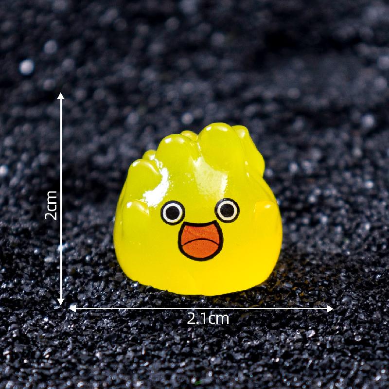 跨境微景观创意夜光万圣节小火苗萌粒 DIY装饰品挂配件迷你小摆件