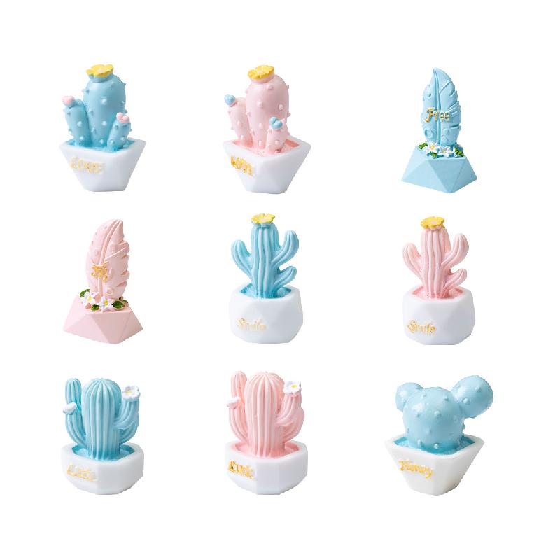 Tiểu cảnh xương rồng mini, quà tặng trang trí nữ tính (ZC-54)