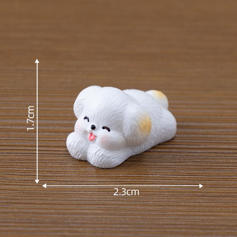 微景观创意可爱西施犬公仔娃娃屋 DIY装饰品挂配件迷你桌面小摆件