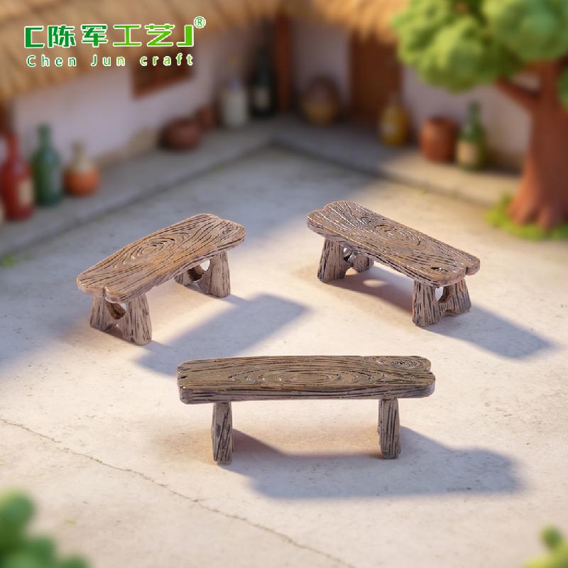 Tiểu cảnh ghế tim lãng mạn, phụ kiện trang trí cây cảnh DIY (ZC-580)