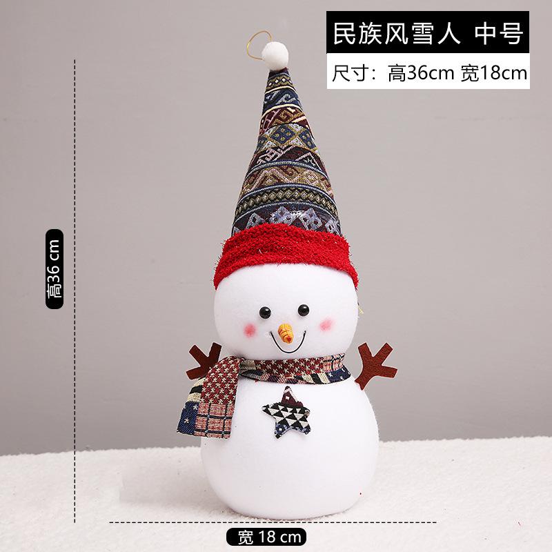 Trang trí Noel: Búp bê người tuyết, cây thông, chụp ảnh