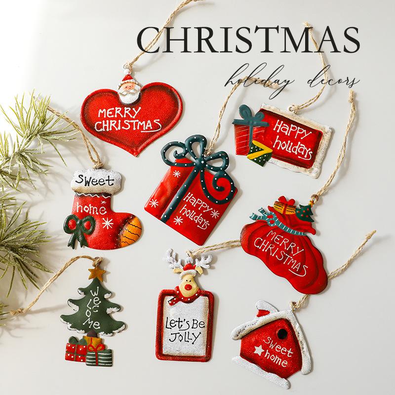 Trang Trí Noel Trang trí Noel: Treo cây Noel ông già, người tuyết và tất