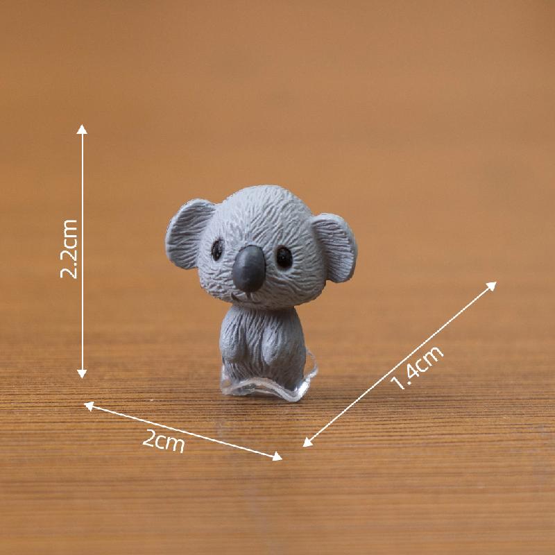 Tiểu cảnh búp bê mini, trang trí bàn với gấu và thỏ dễ thương (ZC-485)