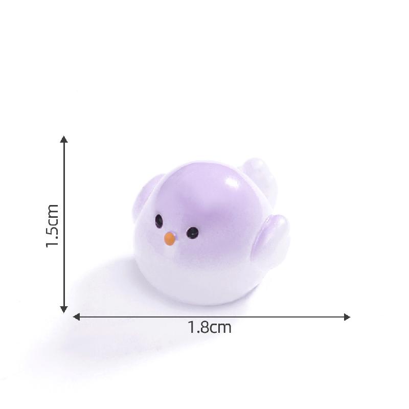 微景观创意小号云雀小鸡萌粒盲袋 DIY装饰品挂配件迷你桌面小摆件