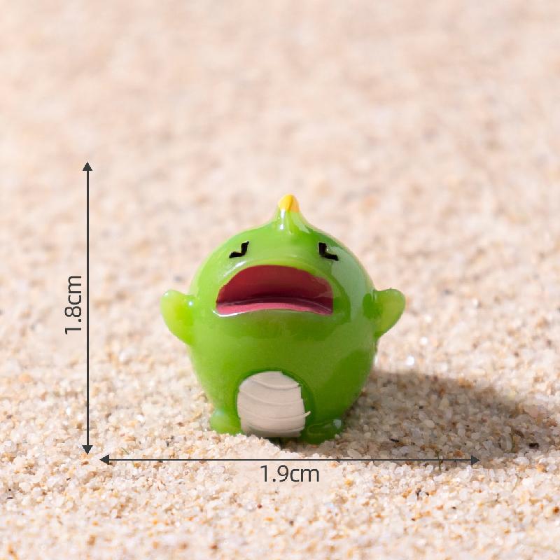 微景观创意可爱小恐龙公仔动物 DIY装饰品配件迷你车载桌面小摆件