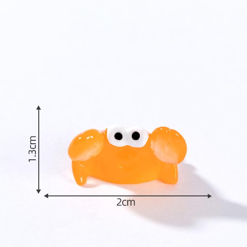 跨境外贸微景观夜光小螃蟹 鱼缸造景diy装饰品盲袋配件迷你小摆件