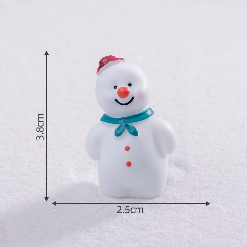 Tiểu cảnh người tuyết và cây thông, phụ kiện Noel mini (ZC-120)