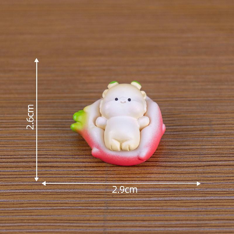 微景观创意躺平十二生肖沙发萌粒公仔 DIY装饰品挂配件迷你小摆件