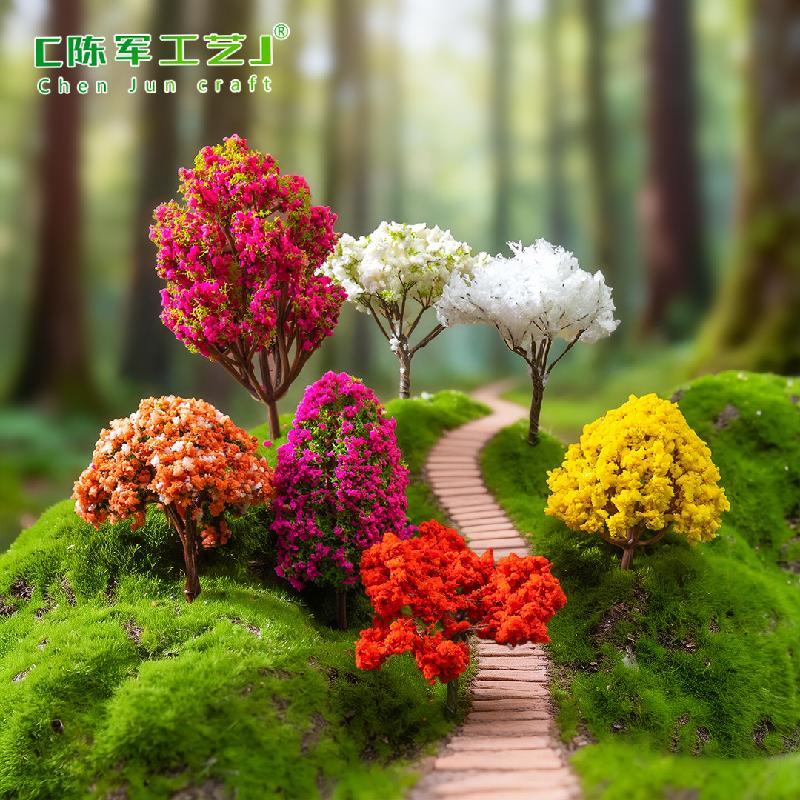 Tiểu cảnh hoa anh đào, nhà mini, phụ kiện trang trí cây (ZC-136)