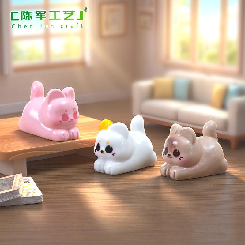 微景观创意可爱Q萌小猫萌粒公仔DIY装饰品配件迷你车载桌面小摆件
