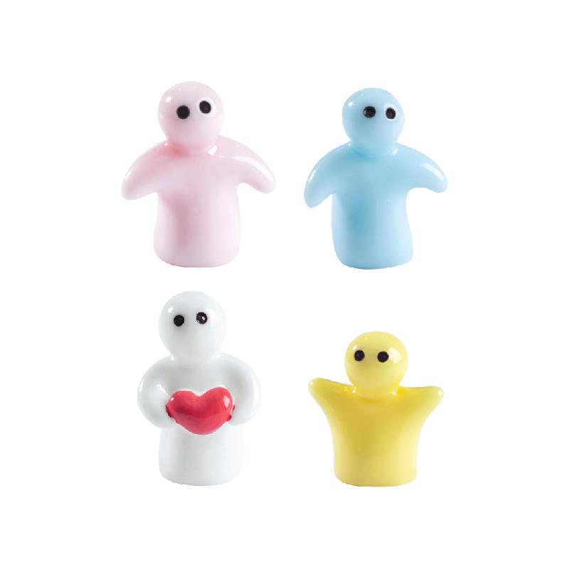 跨境外贸微景观创意互动简约小人公仔 DIY装饰品挂配件迷你小摆件