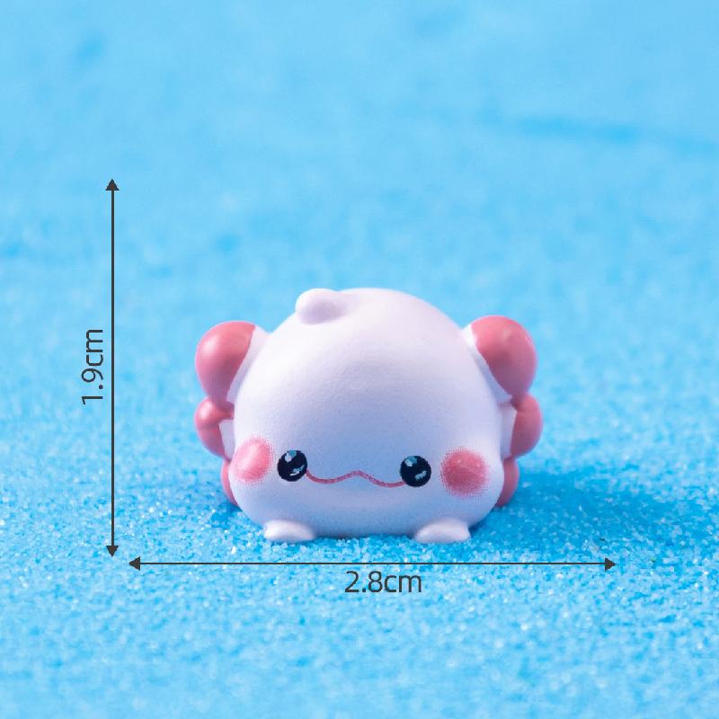 微景观创意多彩六角龙海洋动物造景 DIY装饰品配件迷你桌面小摆件