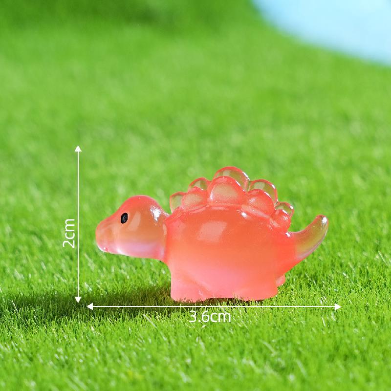 外贸新品微景观创意夜光小恐龙萌粒盲袋 DIY装饰品配件迷你小摆件