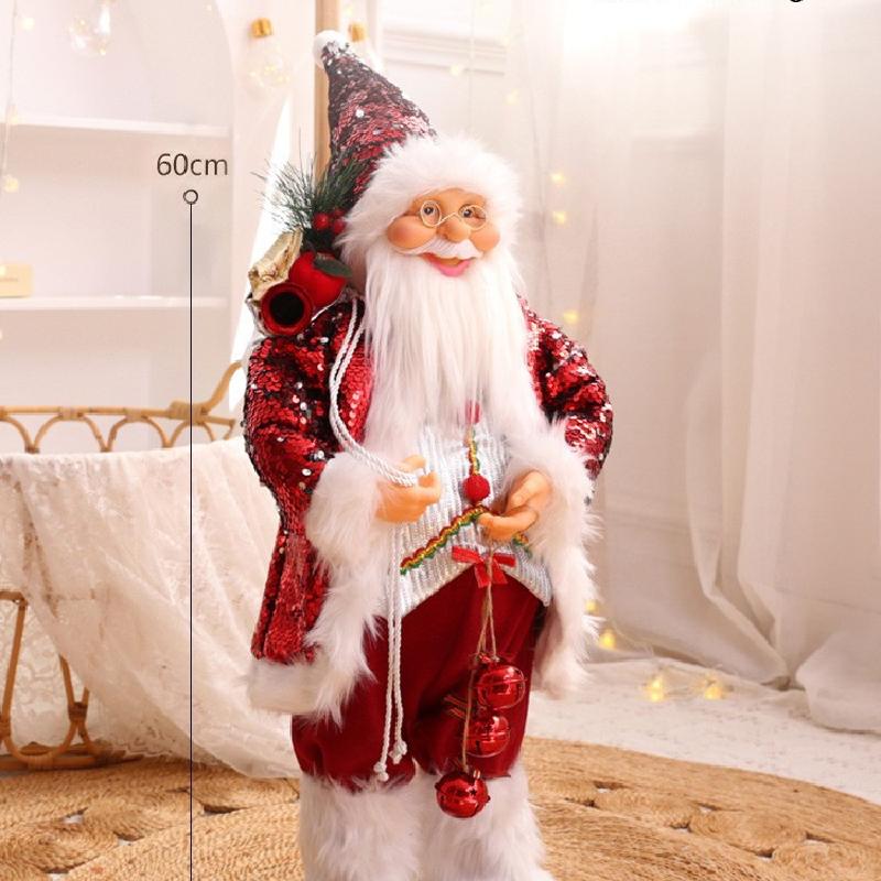 Trang trí Noel: Búp bê ông già Noel cho khách sạn, nhà hàng