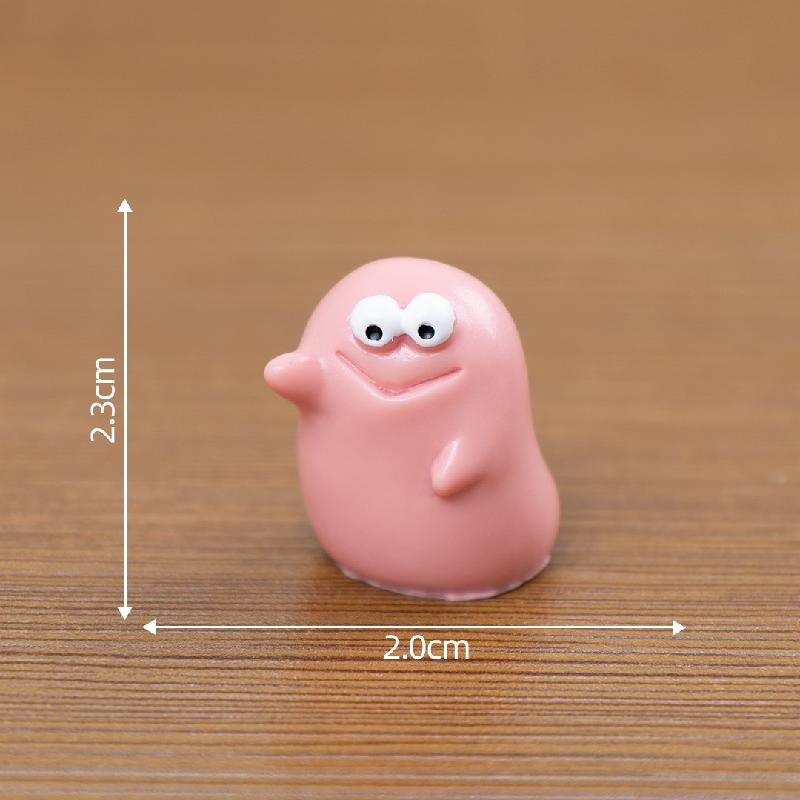 微景观创意橡皮泥大嘴怪萌粒娃娃屋 DIY装饰品配件迷你桌面小摆件