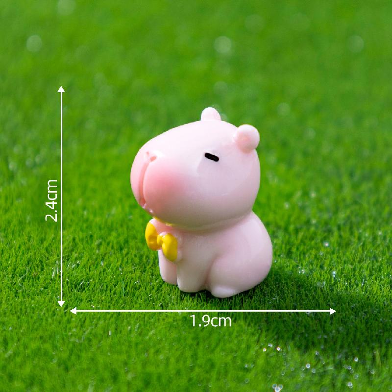 微景观创意可爱卡皮巴拉园艺造景 DIY装饰品挂配件迷你桌面小摆件