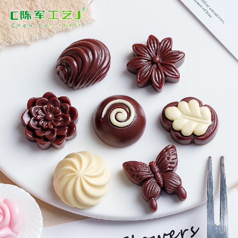 微景观仿真巧克力食玩蛋糕烘焙 DIY奶油胶饰品配件迷你树脂小摆件