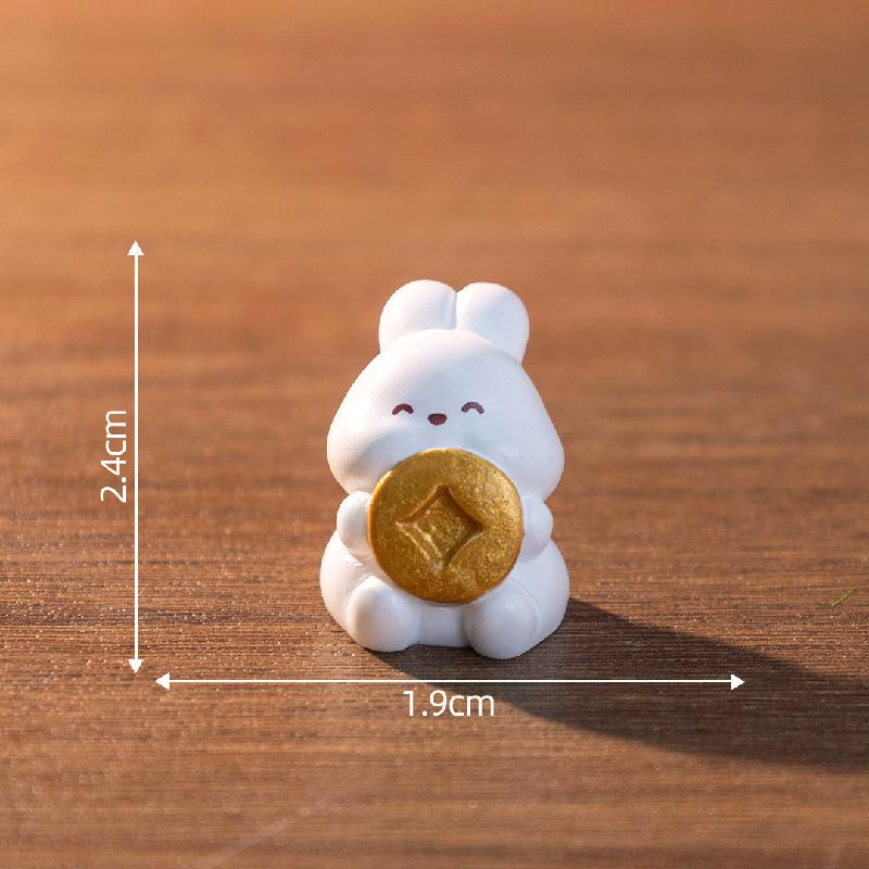 微景观创意十二生肖元宝萌粒公仔 DIY装饰配件迷你车载桌面小摆件