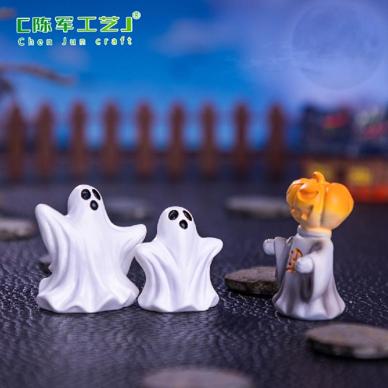 Bí ngô, ma quái và ác quỷ Halloween - phụ kiện trang trí DIY, mô hình mini dễ thương cho lễ hội ma quái (ZC-1410)