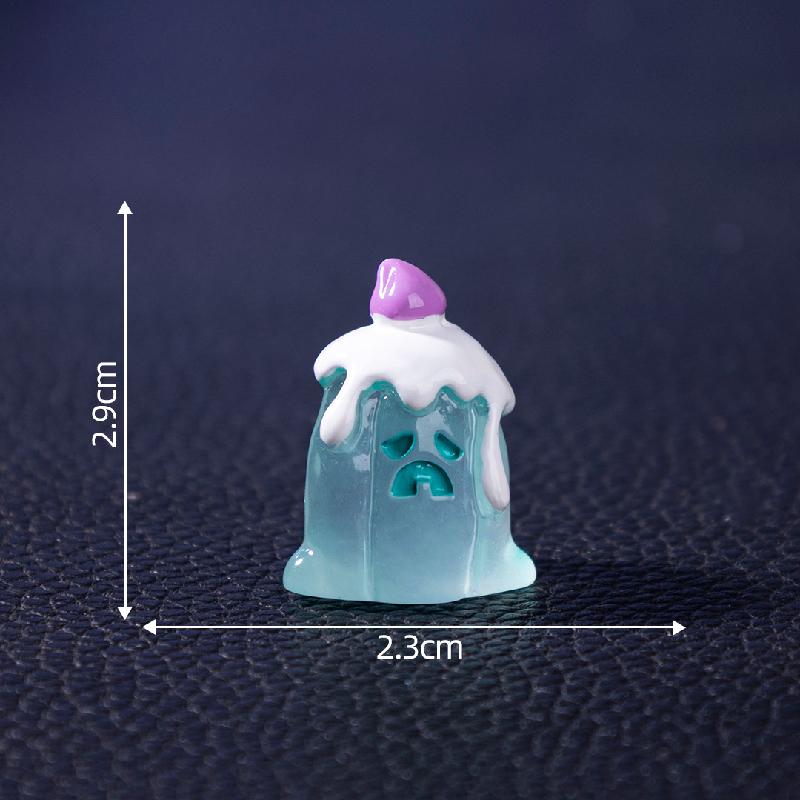 跨境新品微景观棺材僵尸萌粒万圣节造景 DIY装饰品配件迷你小摆件