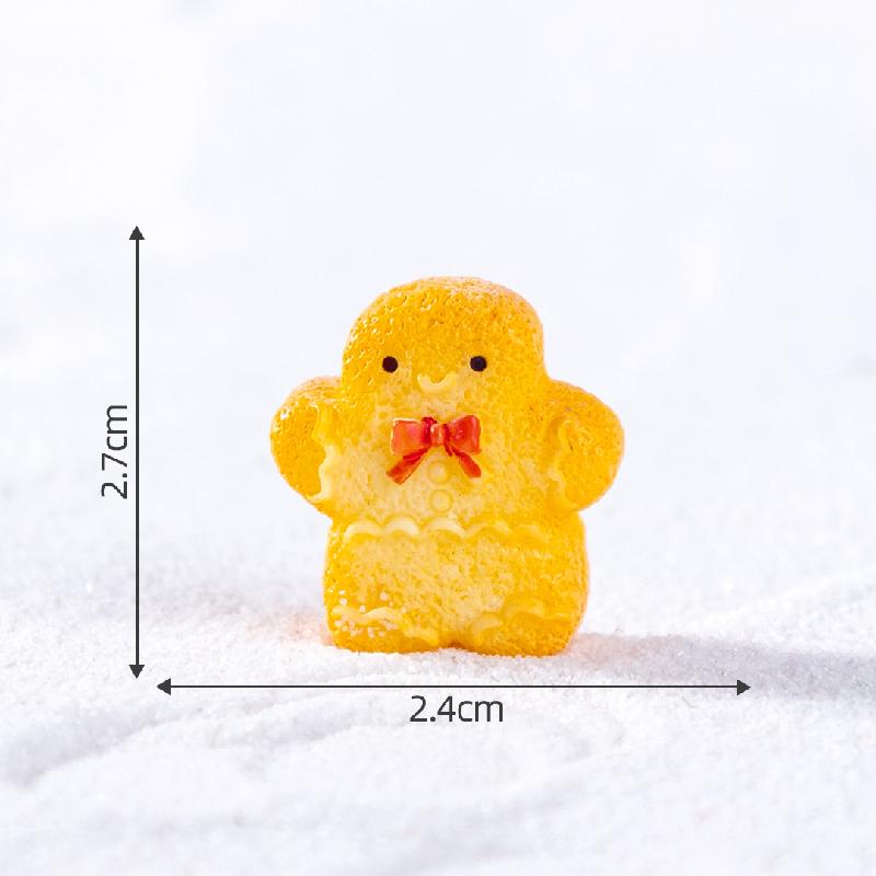 微景观创意圣诞甜品圣诞节食玩造景 DIY装饰品配件迷你树脂小摆件