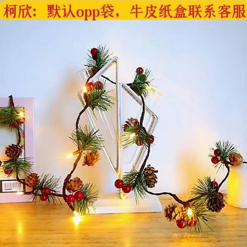 Đèn LED dây đồng hình quả thông - trang trí Giáng Sinh cho nội thất và ngoại thất, lý tưởng cho đường phố và không gian lễ hội.