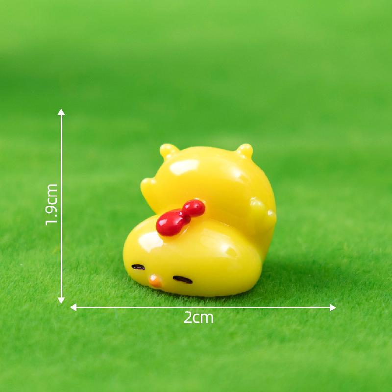 微景观创意小鸡仔萌粒公仔园艺造景 DIY装饰品配件迷你树脂小摆件