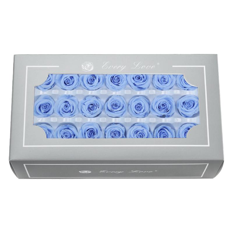 Hoa hồng vĩnh cửu 2–3cm 21 bông DIY bó hoa quà tặng hoa khô (HK-2)
