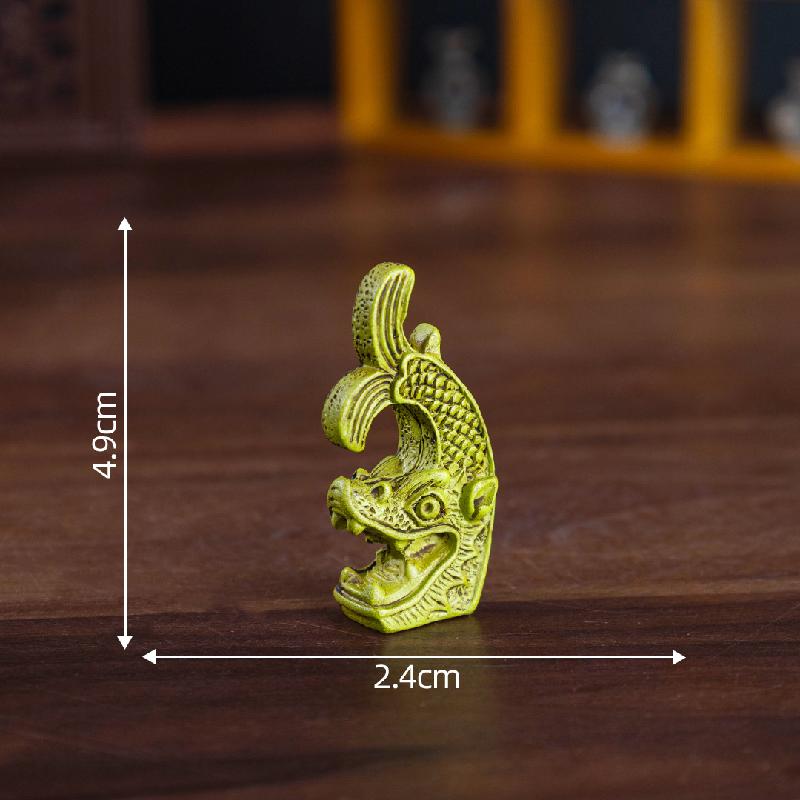 微景观创意仿真博物馆文物四羊方尊 DIY装饰品配件迷你挖宝小摆件