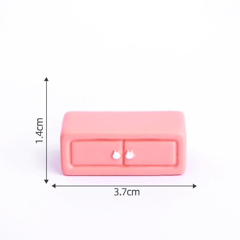 微景观创意可爱粉色浴室娃娃屋家具用品 diy装饰品配件迷你小摆件