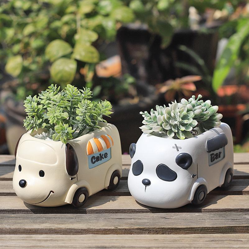 Chậu cây mọng nước hình nấm resin, chậu mini trang trí bàn, cửa sổ và tiểu cảnh (RG-164)