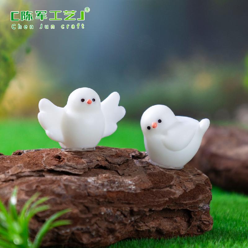 微景观创意可爱动物小猫咪小黄鸭公仔 DIY装饰品挂配件迷你小摆件