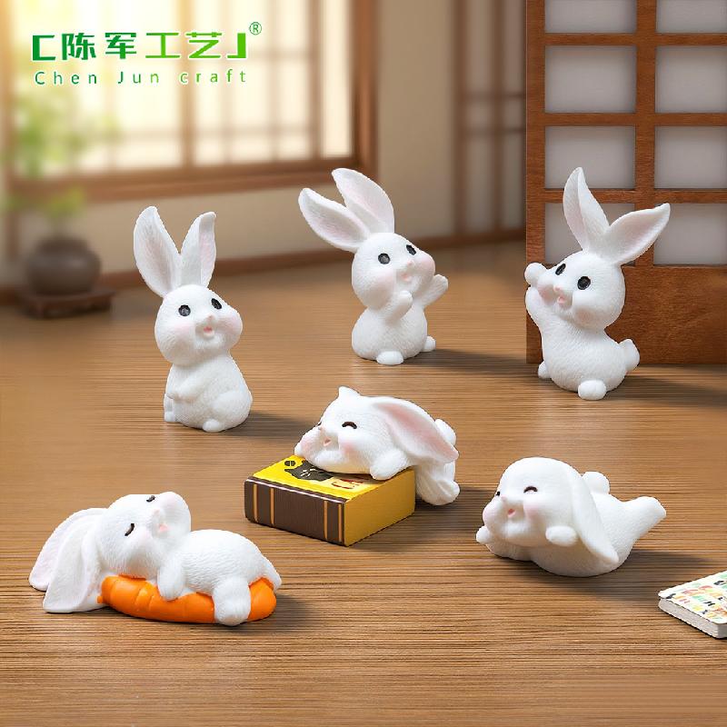 Thỏ Cà Rốt Mini Trang Trí Nhà Búp Bê (PK-177)