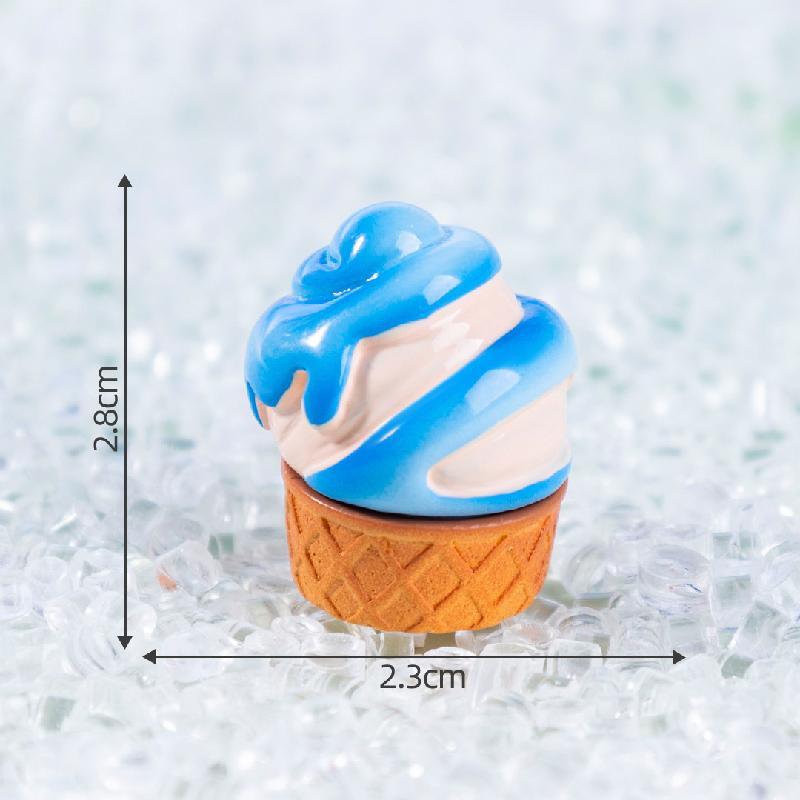 微景观创意夏日水果甜筒冰淇淋盲袋 DIY装饰品配件迷你桌面小摆件