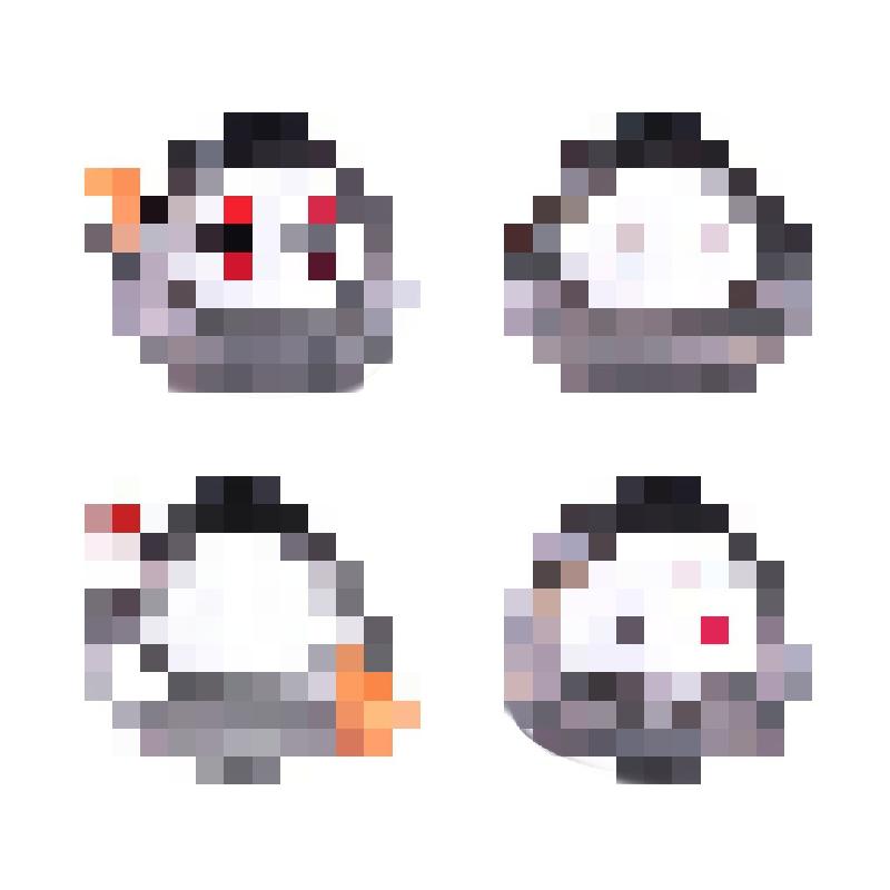 Tiểu cảnh không mặt đáng yêu, phụ kiện trang trí anime (ZC-103)