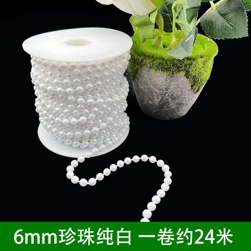 Dây chuỗi ngọc trai giả ABS từ 6-14mm, lý tưởng cho trang trí đám cưới. Đem đến vẻ đẹp sang trọng và tinh tế cho các sự kiện đặc biệt.